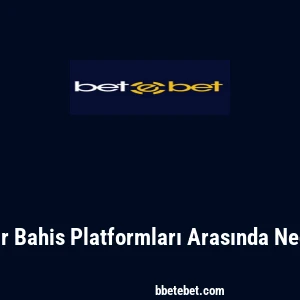 Betebet: Güvenilir Bahis Platformları Arasında Neden Öne Çıkıyor?